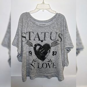 ‼️‼️Stranded "Status In Love" Graphic Knit Tee